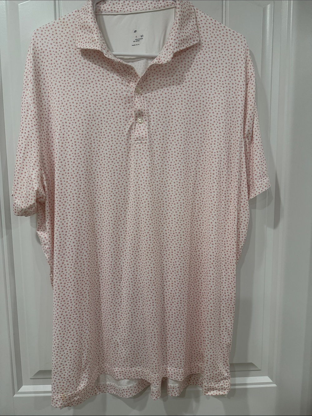 EUC johnnie-O Plumeria Featherweight Polo Shirt